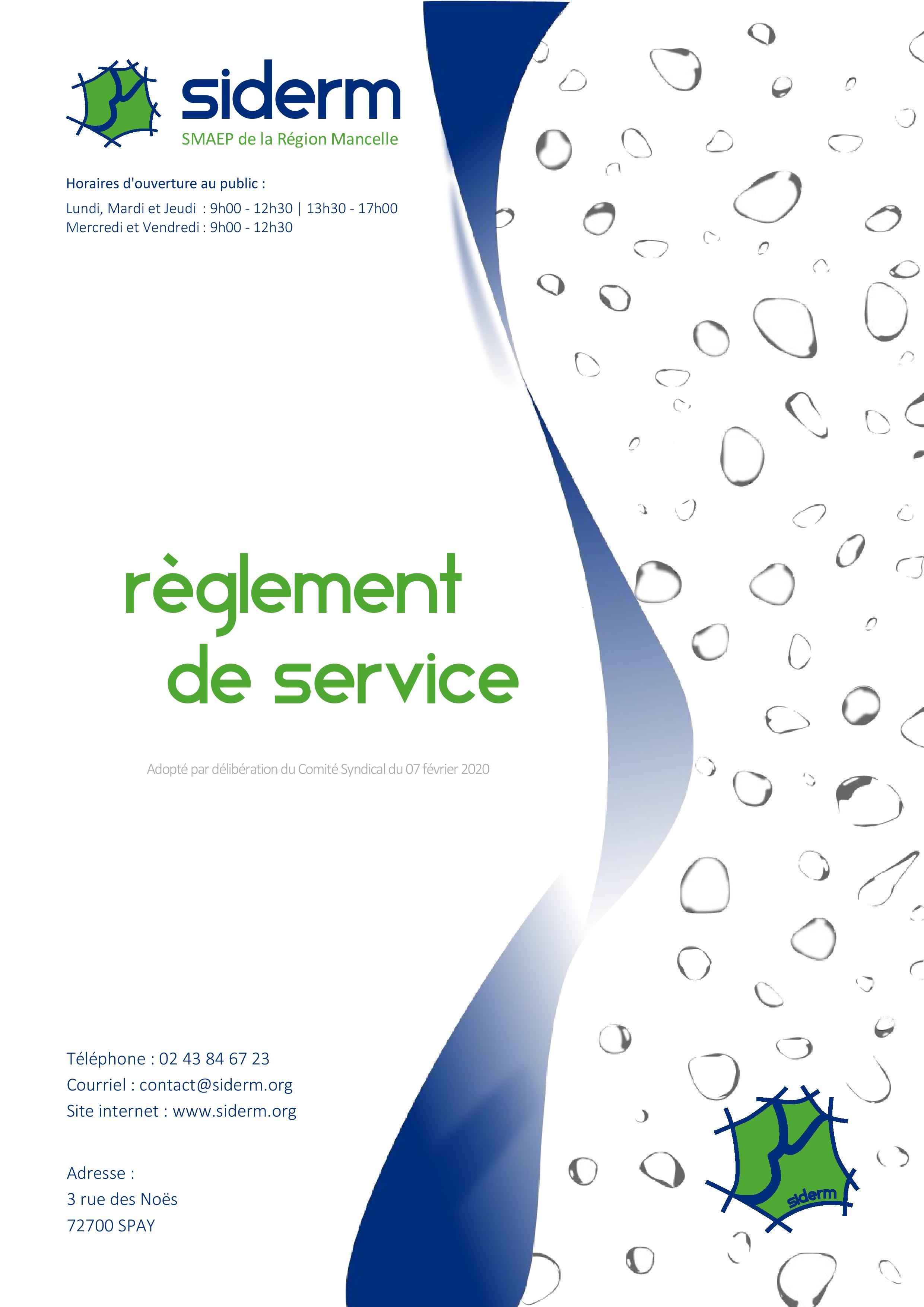 1 PDFsam REGLEMENT DU SERVICE DE L EAU 2020 page 001